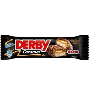 DERBY ION ΜΕ ΣΟΚΟΛΑΤΑ ΥΓΕΙΑΣ CRISP RICE ΚΑΙ ΓΕΜΙΣΗ ΚΑΡΥΔΑΣ 38GR