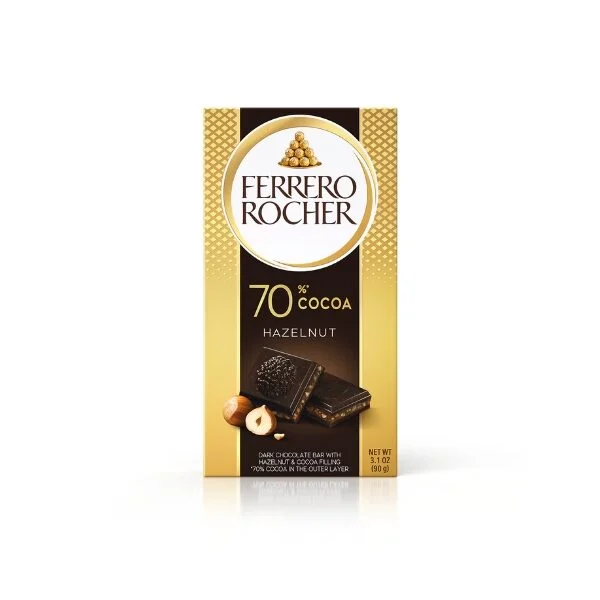 FERRERO ROCHER 70% COCOA HAZELNUT 90GR