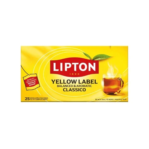 LIPTON ΤΣΑΙ 25 ΦΑΚΕΛΑΚΙΑ 37,5GR