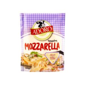 ADORO MOZZARELLA ΤΡΙΜΜΕΝΗ 200GR