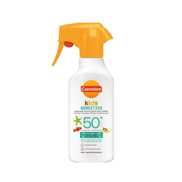 CARROTEN SPRAY ΑΝΤΗΛΙΑΚΟ SENSITIVE KIDS SPRAY SPF50+ 270ML