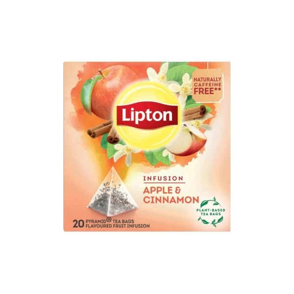 LIPTON ΤΣΑΙ INFUSION ΜΗΛΟ & ΚΑΝΕΛΑ 20 ΦΑΚΕΛΑΚΙΑ 44GR