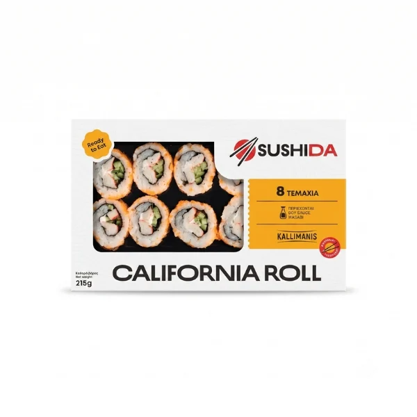 SUSHIDA CALIFORNIA ROLL 215GR