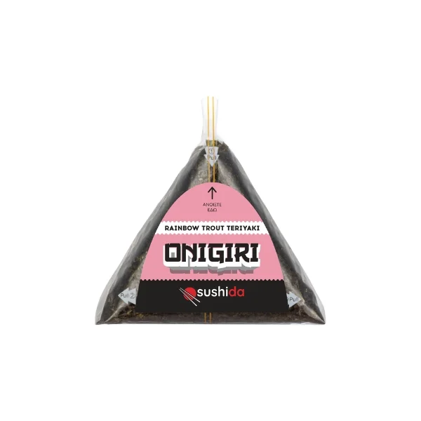 SUSHIDA ONIGIRI RAINBOW TROUT TERIYAKI 125GR