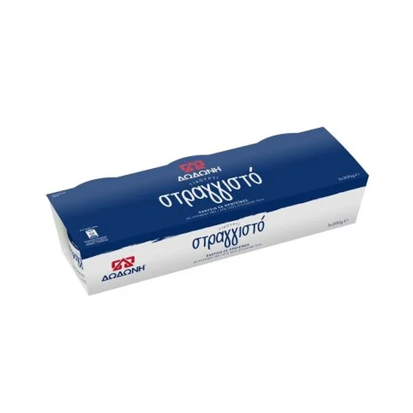 ΔΩΔΩΝΗ ΓΙΑΟΥΡΤΙ ΣΤΡΑΓΓΙΣΤΟ 8% 3X200GR