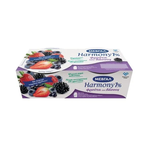 HARMONY 1% ΦΡΟΥΤΑ ΤΟΥ ΔΑΣΟΥΣ ΜΕΒΓΑΛ 2x170GR