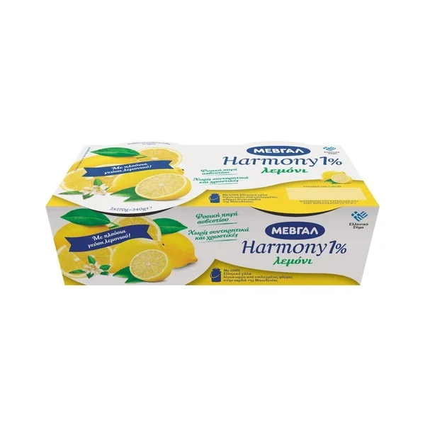 HARMONY ΛΕΜΟΝΙ 1% ΜΕΒΓΑΛ 2X170GR