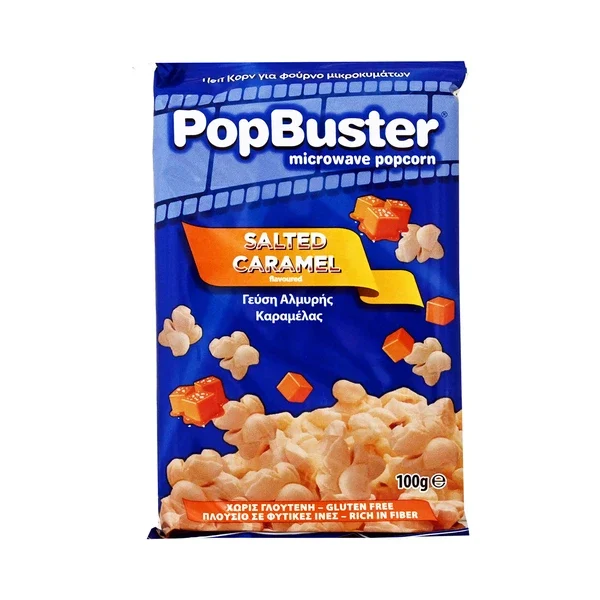 POPBUSTER MICROWAVE POP CORN SALTED CARAMEL 100GR