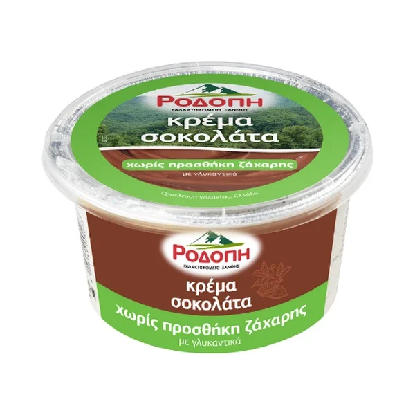 ΡΟΔΟΠΗ ΚΡΕΜΑ ΣΟΚΟΛΑΤΑ ΧΩΡΙΣ ΖΑΧΑΡΗ 160GR